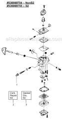 Page A Diagram and Parts List for XT55  Weed Eater Trimmer